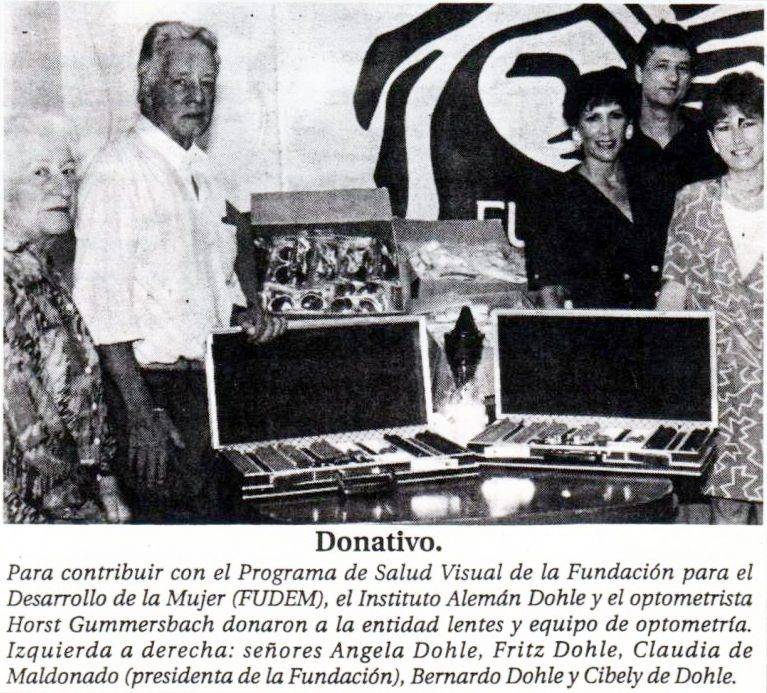 Orígenes de Los Fundadores - Primer Donativo en El Salvador